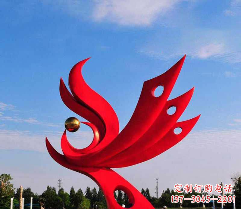 金华不锈钢凤凰灵动传神
