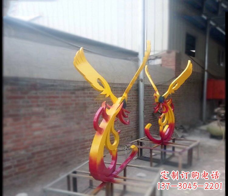 金华凤凰雕塑美化公园景观