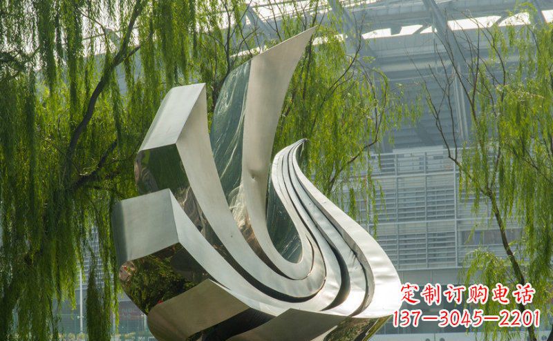 金华不锈钢鸽子雕塑