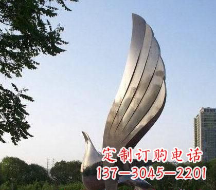 金华不锈钢鸽子雕塑2