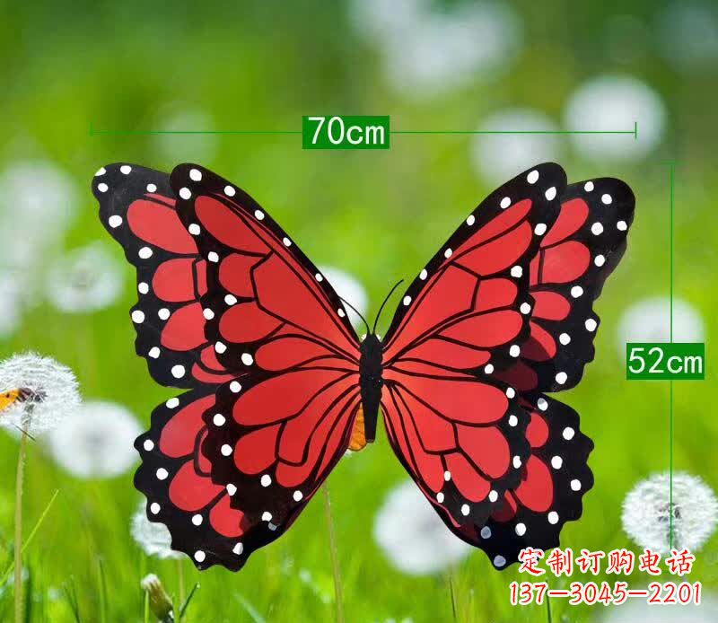 金华精美不锈钢蝴蝶雕塑