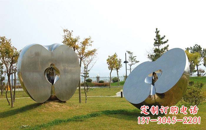 金华不锈钢苹果雕塑——珍贵的艺术瑰宝
