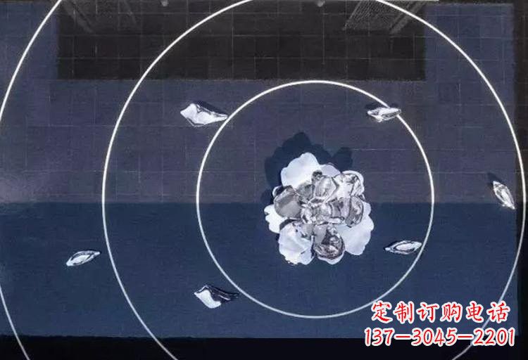 金华不锈钢莲花雕塑——给公园增添一抹绚丽