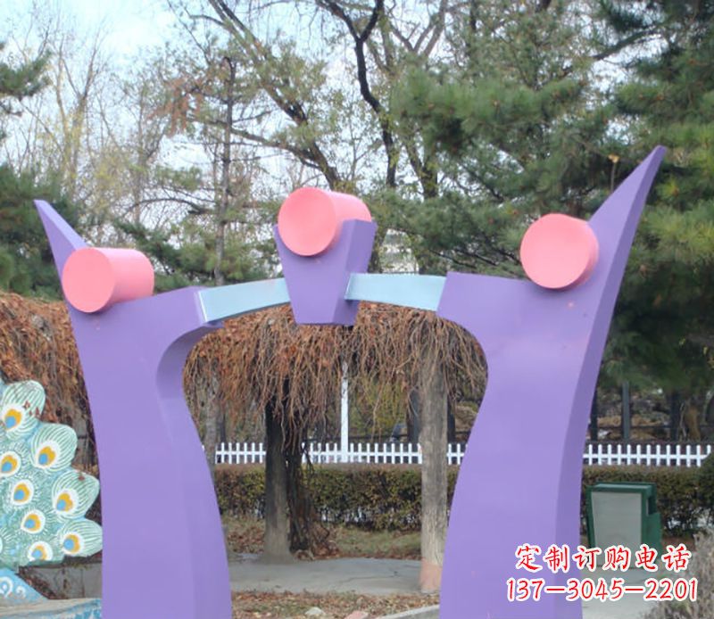 金华不锈钢拱门雕塑精美艺术品