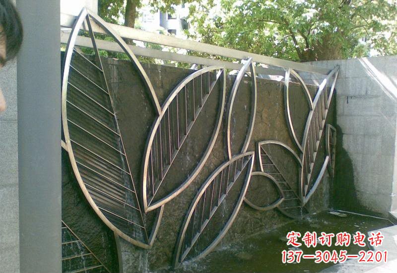 金华不锈钢树叶雕塑——艺术与科技的完美结合