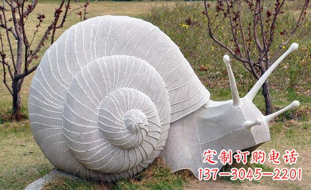 金华不锈钢蜗牛雕塑——让艺术与自然相结合