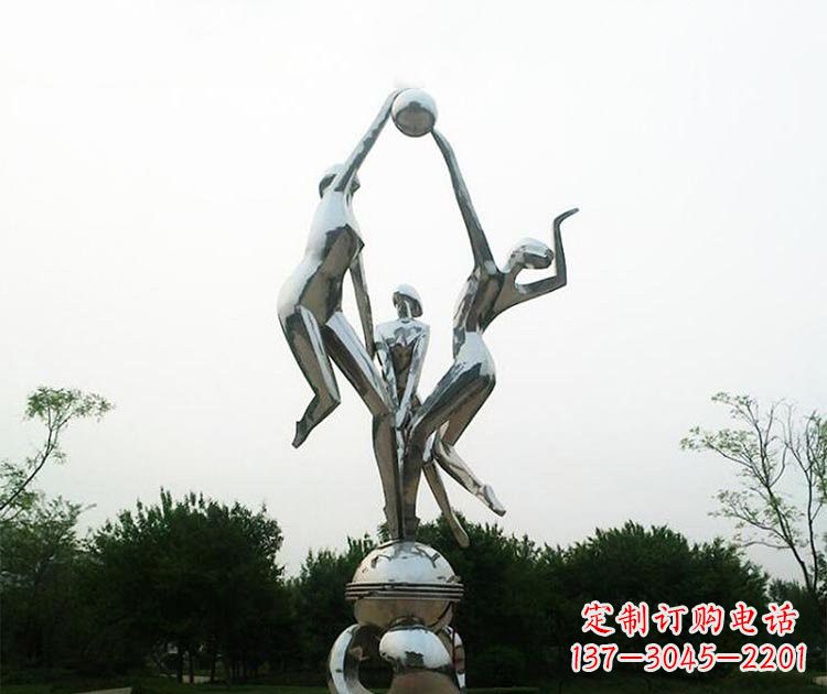 金华排球女孩雕塑