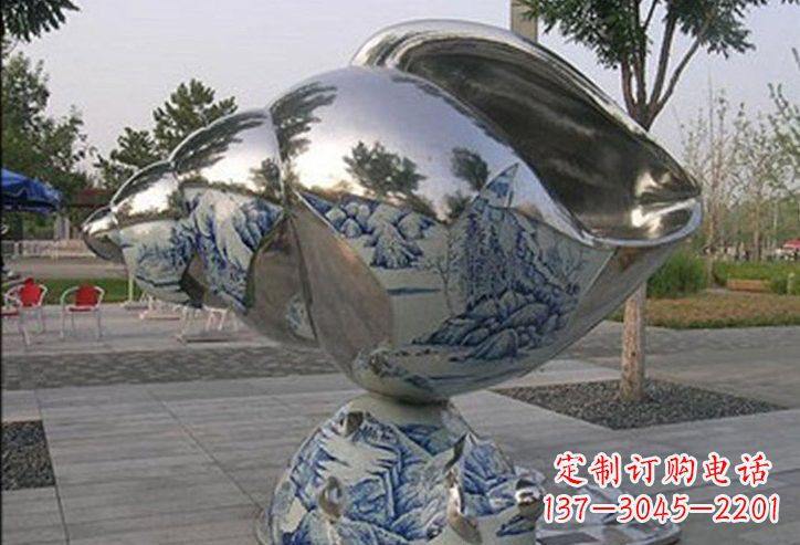 金华不锈钢海螺雕塑艺术的精美结晶