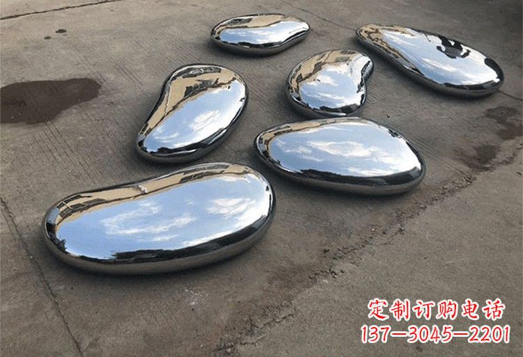 金华不锈钢水滴雕塑让公园更加美丽