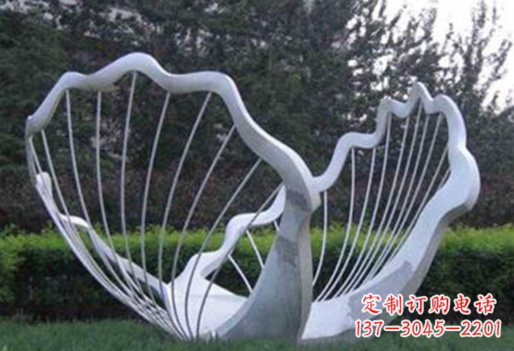 金华不锈钢公园的镂空贝壳雕塑