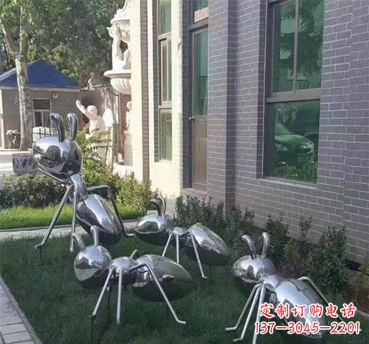 金华不锈钢蚂蚁雕塑—精致细腻的艺术品