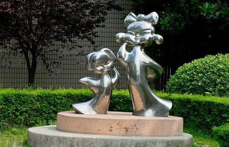 金华不锈钢古代儿童雕塑让每个孩子都有一个家