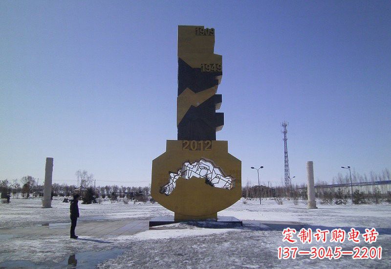 金华不锈钢钥匙雕塑精致且具有象征意义