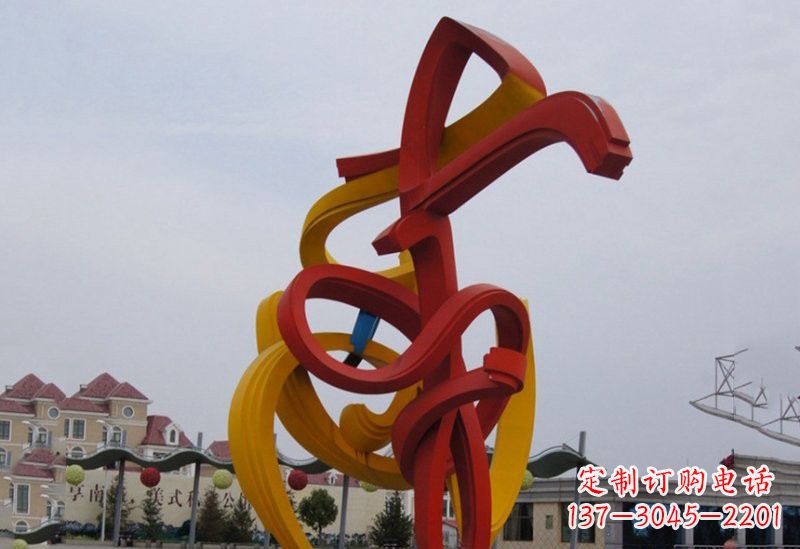 金华不锈钢音符雕塑美妙的视觉音乐