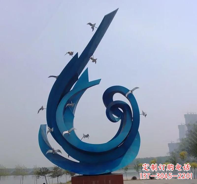 金华不锈钢鸽子雕塑——缔造城市新景象