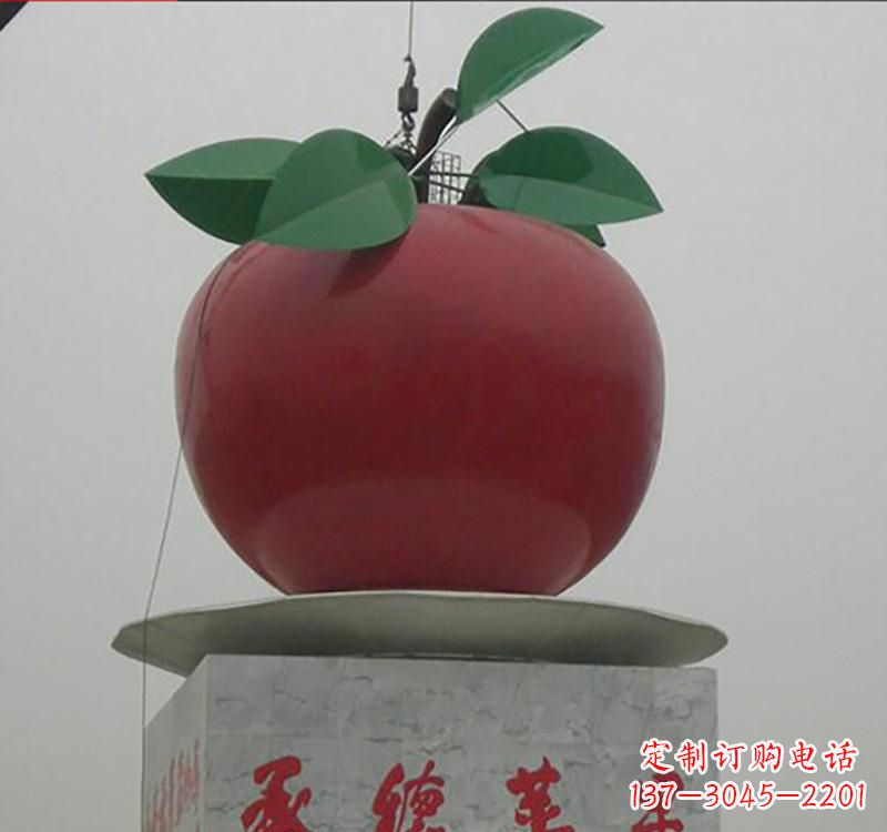 金华不锈钢苹果雕塑一件充满艺术气息的作品