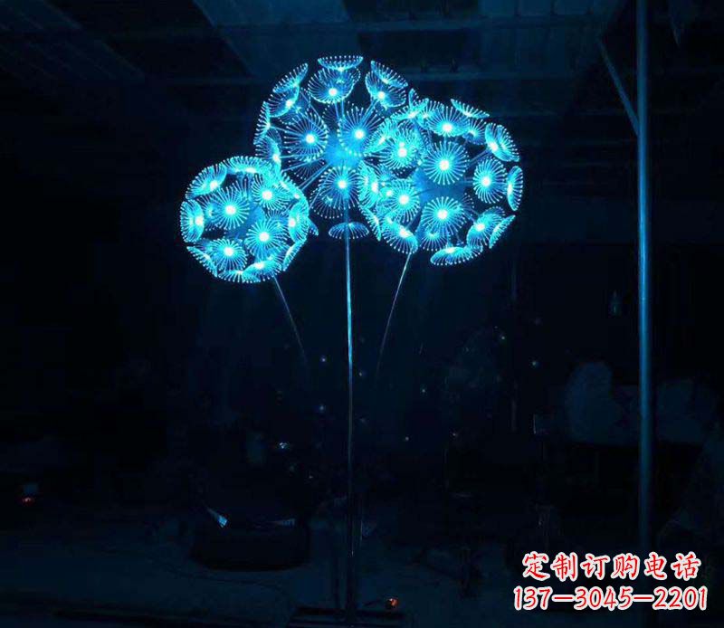 金华不锈钢蒲公英雕塑——象征着美丽的自由