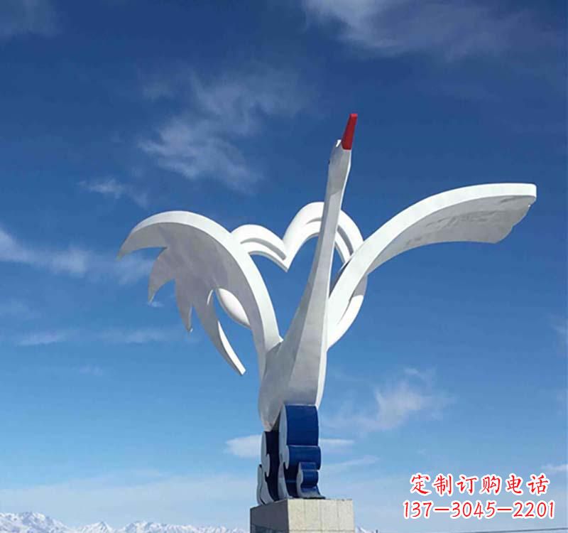 金华仙鹤雕塑传承中国传统文化