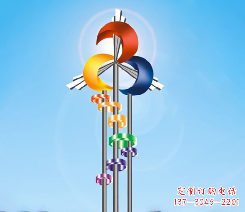 金华不锈钢风车雕塑精美的艺术之作