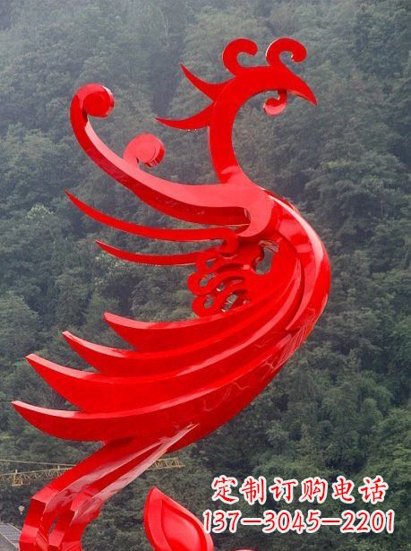 金华不锈钢凤凰雕塑一次精美的艺术体验