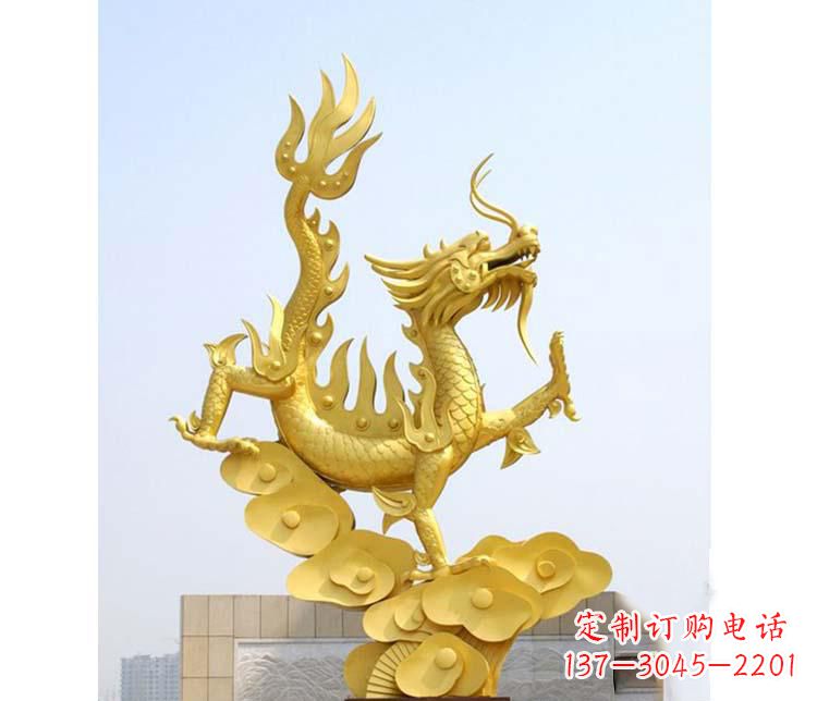 金华不锈钢虎跃雕塑——传承英雄气概
