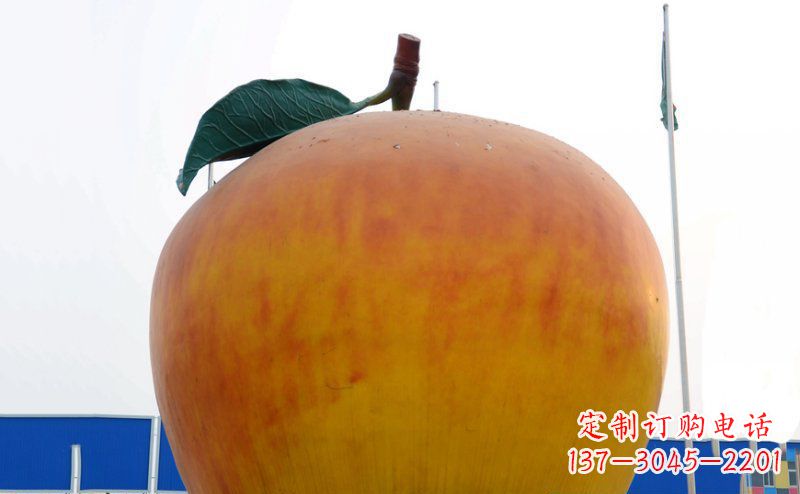 金华不锈钢苹果雕塑浓缩艺术精髓