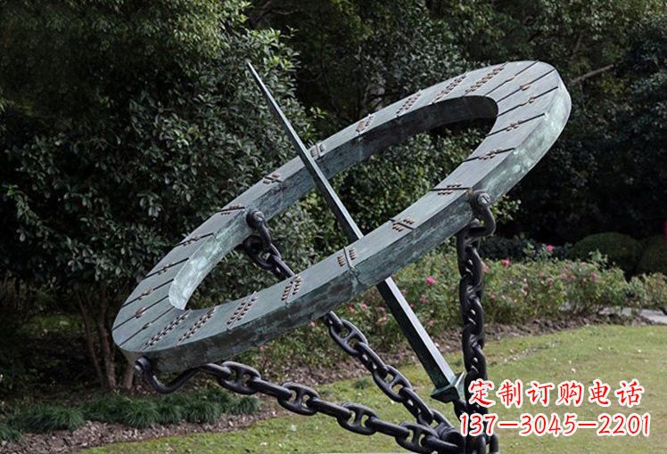 金华不锈钢日晷雕塑精致的艺术符号