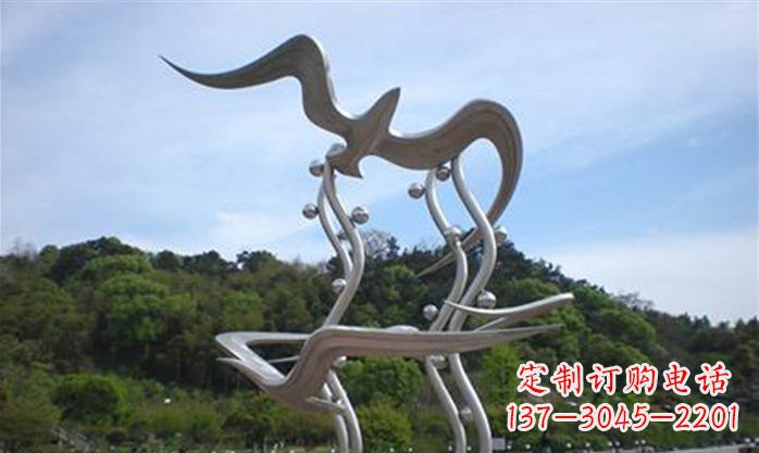 金华海鸥雕塑传递自然之美