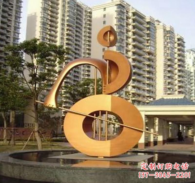 金华不锈钢葫芦乐器雕塑精致的艺术瑰宝