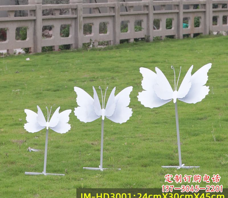 金华不锈钢蝴蝶组合雕塑精美的艺术品