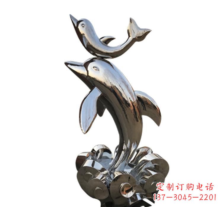 金华海豚雕塑艺术与自然的完美结合
