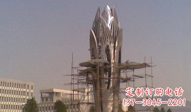 金华不锈钢火炬雕塑精致而又耐用