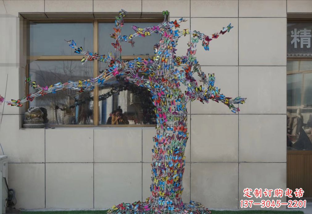 金华不锈钢蝴蝶雕塑精美绝伦