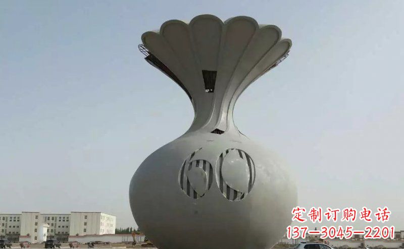 金华不锈钢花篮雕塑精美绝伦