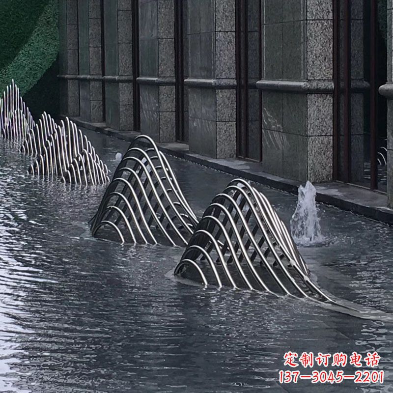 金华不锈钢假山雕塑精美外形,百变造型