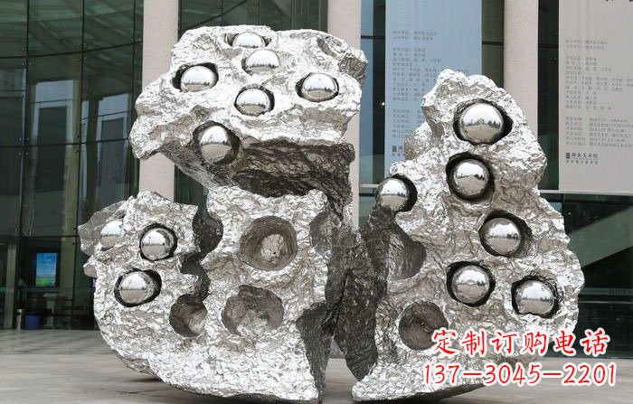 金华不锈钢莲蓬雕塑——传承古老文化的艺术瑰宝
