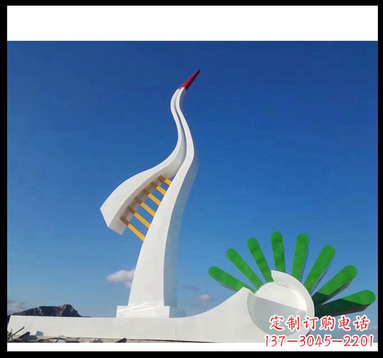 金华不锈钢松树雕塑,美轮美奂