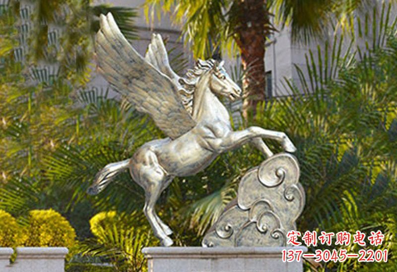 金华不锈钢景区飞马雕塑