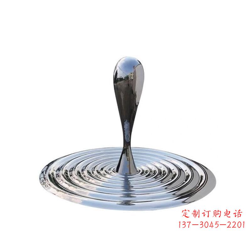 金华不锈钢景区水滴雕塑