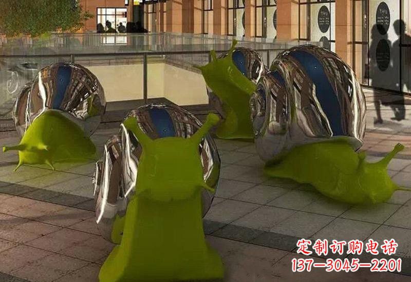 金华不锈钢蜗牛雕塑融合现代技术与传统艺术