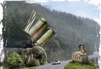 金华神农本草经竹简雕塑——传承中华文化精髓