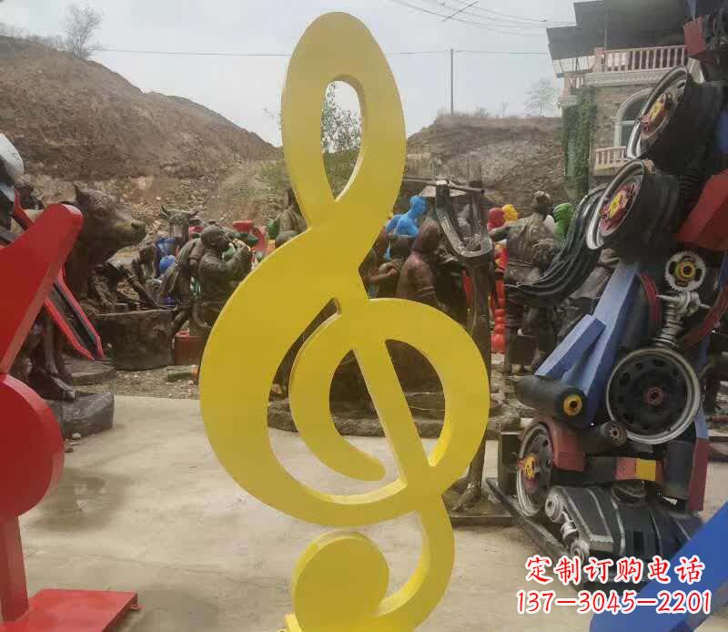 金华不锈钢音符雕塑美丽而持久的艺术