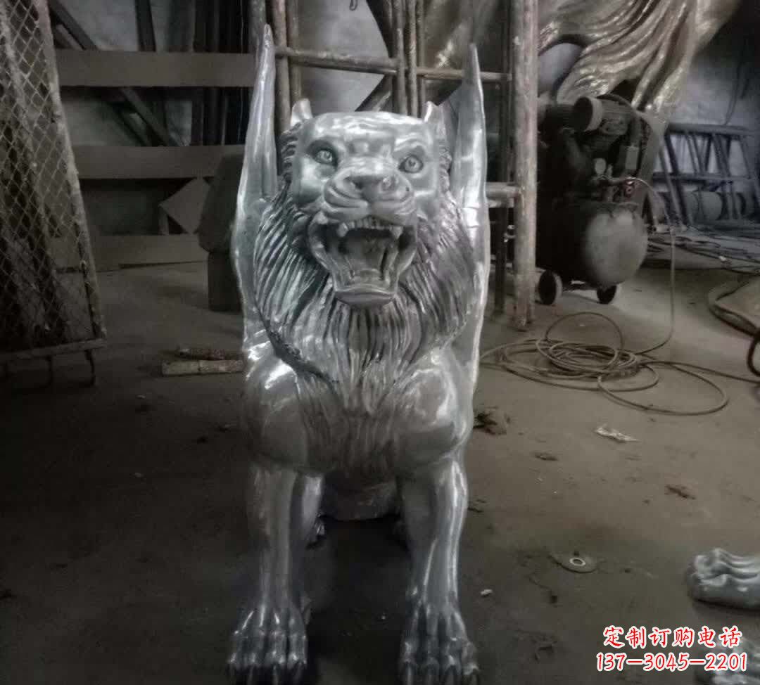 金华不锈钢老虎雕塑经典的艺术品