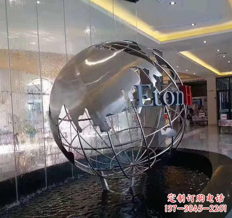 金华不锈钢流水喷泉雕塑