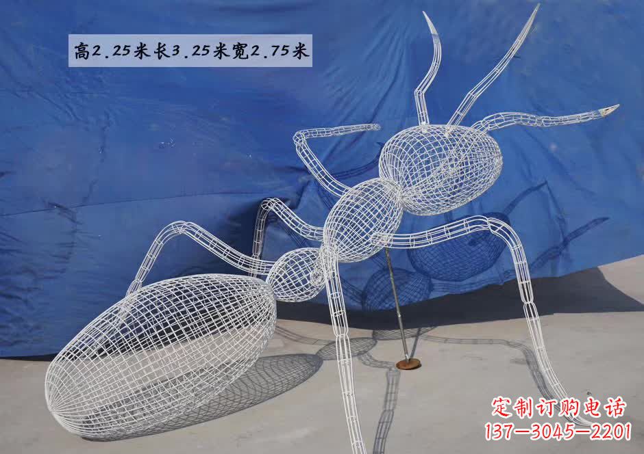 金华不锈钢镂空蚂蚁雕塑 1