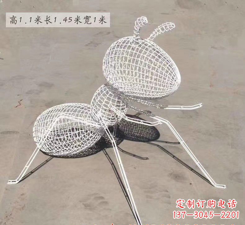 金华不锈钢镂空蚂蚁雕塑222