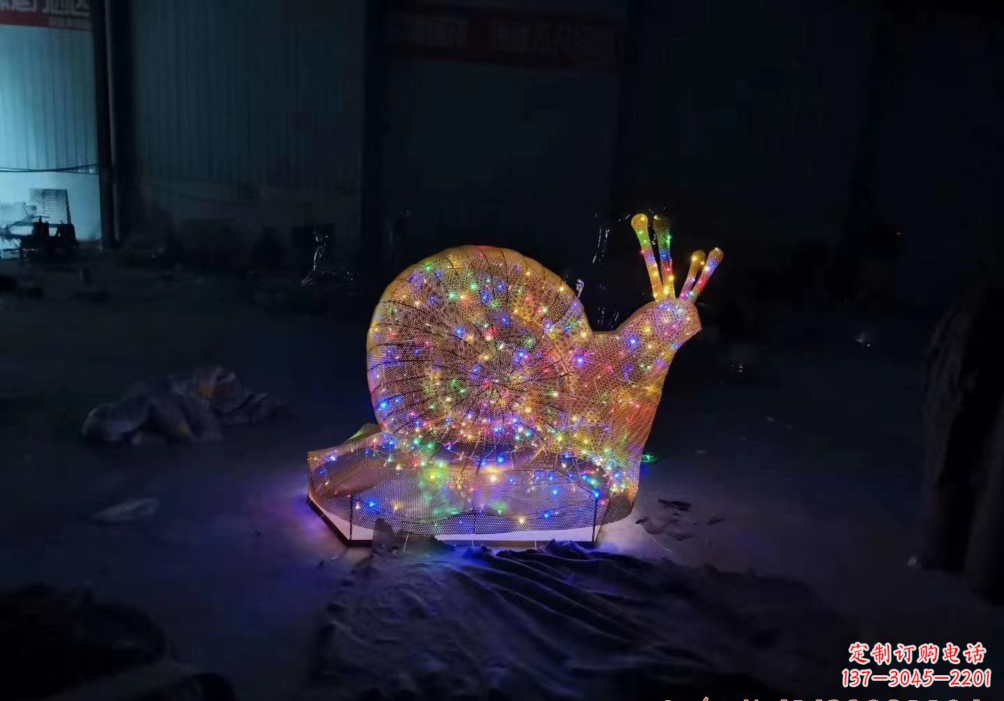 金华不锈钢镂空蜗牛雕塑精致美观的艺术品