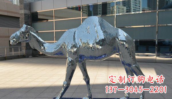 金华不锈钢骆驼雕塑一种充满浪漫情怀的艺术品