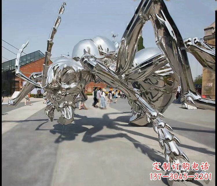 金华不锈钢蚂蚁雕塑精致的雕刻工艺