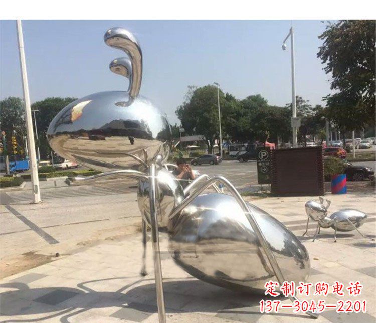 金华不锈钢蚂蚁雕塑艺术与自然的完美结合